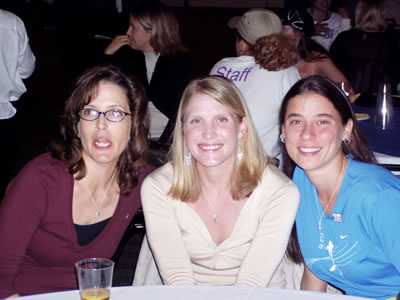 Kathy, Jessica, & Jennie at the Victory Celebration.